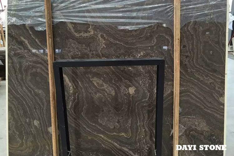 Slabs Obama Wood Marble-Cross Cut Polished 240up x 140uo - Dayi Stone